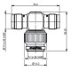 J01014A0000 - Перехідник Т-подібний, TNC гніздо - TNC штекер - TNC гніздо, 50 Ом, універсальний