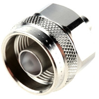 J01020A0109 - Роз'єм N кабельний, паяння, штекер, 50 Ом, G10 (UT-141), а=24.3, b=5, монтаж В71