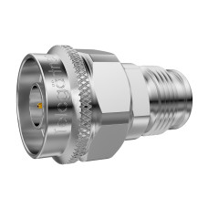 J01027A0034 - Кабельный переходной адаптер 50 Ом · N штекер > 2.2-5 гнездо, IP68, латунь /покрытие белая бронза