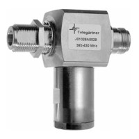 J01028A0028 - Грозоразрядное четвертьволновое устройство, с креплением на панель, гнездо-гнездо