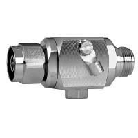 J01028C0034 - Грозоразрядное устройство с газовой капсулой, штекер-гнездо, N, 50 Ом, IP67