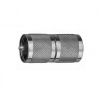 J01042A0653 - Переходник UHF штекер - UHF штекер, Telegartner (Германия)