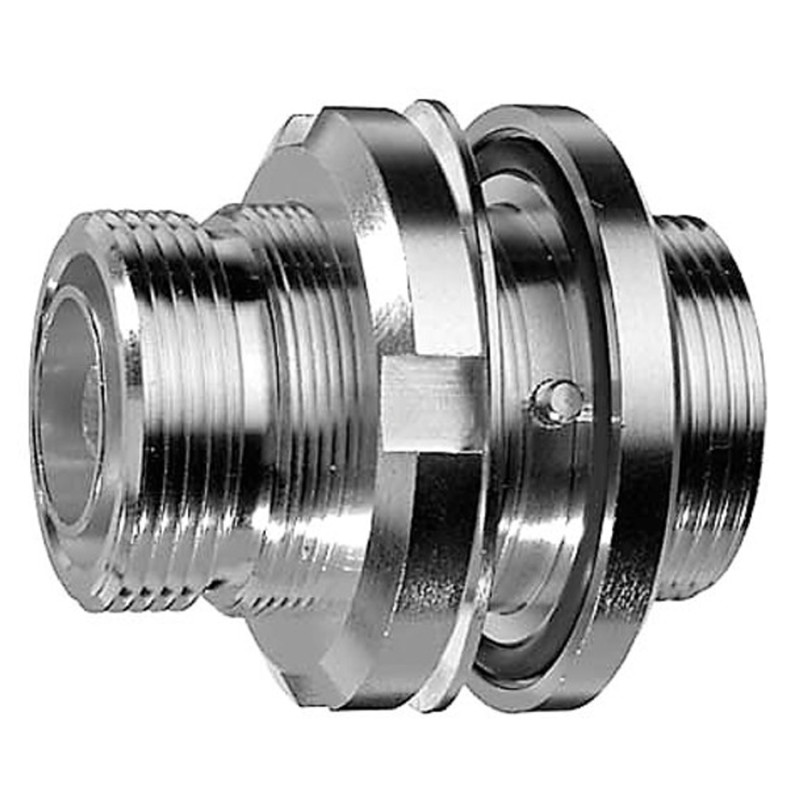 J01123C0003 - Панельный переходной адаптер 7-16 · 50 Ом гнездо > гнездо, крепление- гайка, IP68