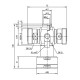 J01125A0029 - Грозоразрядное устройство, 85 В,  гнездо-гнездо, 7-16, 50 Ом, монтаж В76