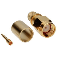 J01150A0718 - Роз'єм SMA кабельний, штекер, посилений, обтиск, 50 Ом, RG-214/U