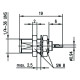 J01151A0531 - Разъём SMA панельный, гнездо, пайка, 50 Ом, покрытие - золото, посадка Z36