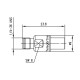 J01155A0041 - Переходник SMA гнездо - SMB гнездо, Telegartner (Германия)