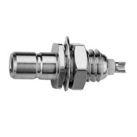 J01160A0021 - Роз'єм SMB панельний, штекер, кріплення - різьблення, паяння, 50 Ом, покриття-золото