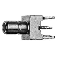 J01160A0431 - Роз'єм SMB для друкованих плат, штекер, 50 Ом, покриття - золото, прес-посадка