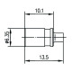 J01161A0281 -  Разъём SMB кабельный, гнездо, обжим, ц.контакт- пайка, 50 Ом, Telegartner