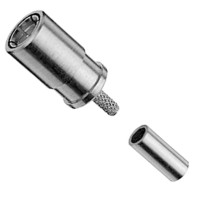 J01161A0291 - Разъем SMB кабельный, гнездо, обжим, 50 Ом, Telegartner (Германия)