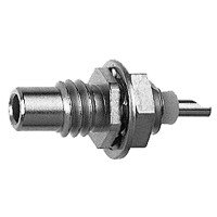 J01170A0001 - Роз'єм SMC панельний, штекер, кріплення - різьблення, паяння, 50 Ом, покриття-золото