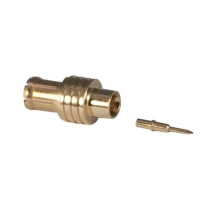 J01270A0261 - Роз'єм MCX кабельний, штекер, ц.контакт-обжим, екран паяння, 50 Ом, Telegartner