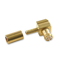 J01270A0201 - Роз'єм MCX кабельний, кутовий штекер, обжим, 50 Ом, G3 (RG-178B/U)