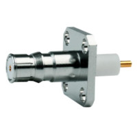 J01421A0025 - Роз'єм QLS панельний з автоматичним замком-фіксатором, кріплення - фланець