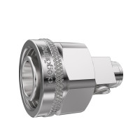 J01460A0008 - Кабельный угловой разъем 2.2/5 · 50 Ом штекер, пайка, IP68, G10 (UT-141)