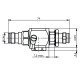 J01465A0006 - Защитное устройство 2.2-5, гнездо - гнездо, 3.8 ГГц, сменная газовая капсула