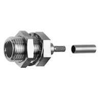 J01700A0013 - Роз'єм FME панельний, штекер, обжим, гайка, 50 Ом, G7 (RG-316/U), пайка ц. контакту