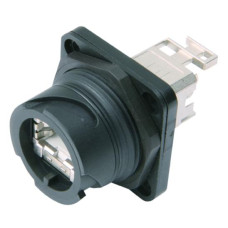 J80020A0002 - Разъем RJ45 панельный, гнездо, крепление гайка или фланец, серия Variant 1