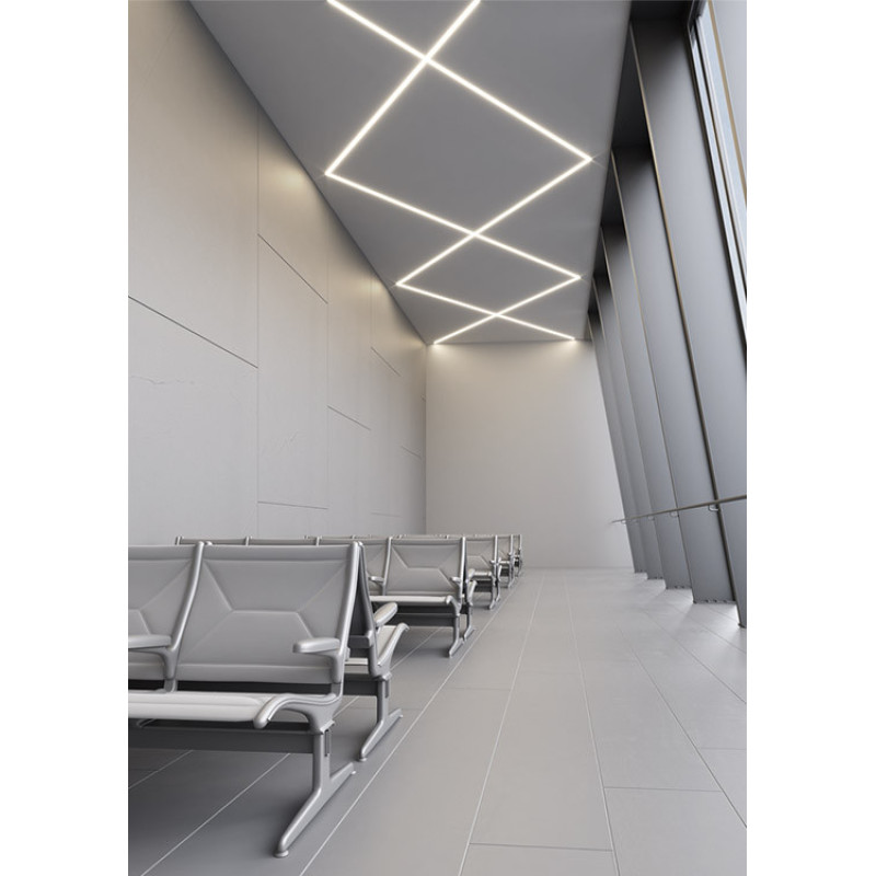 KOZEL - LED-профиль (Рассеиватель HS-22 молочный)