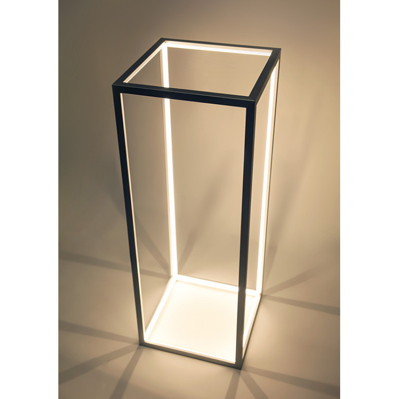 KUBIK-45 - LED-профиль (Рассеиватель LIGER молочный)