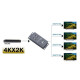 LKV314A - Спліттер сигналів HDMI 1:4 (4k*2k) з підтримкою 3D, 1 вхід HDMI > 4 виходи HDMI