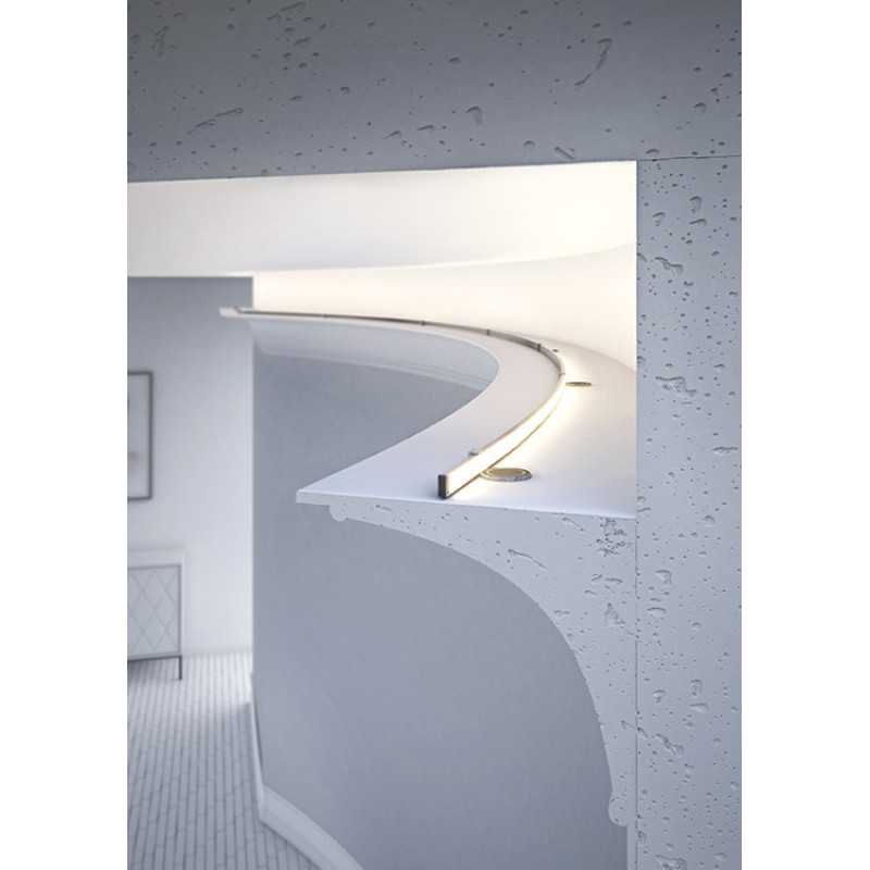 MICRO-ALU - LED-профиль (Рассеиватель HS молочный)