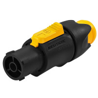 NAC3FX-W - Кабельний роз'єм водонепроникний, серія powerCON TRUE1, гніздо, кількість контактів- 3