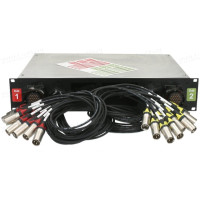 19MP212FC - Patch Box рековий, серія SUB 19", розмір 2U, 2x12 каналів, SUB-термінал