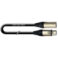 1T-AMGK11-000.5 - Кабель мікрофонний, Grade Klotz, XLR3 гніздо > XLR3 штекер, роз'єми серії KCXX