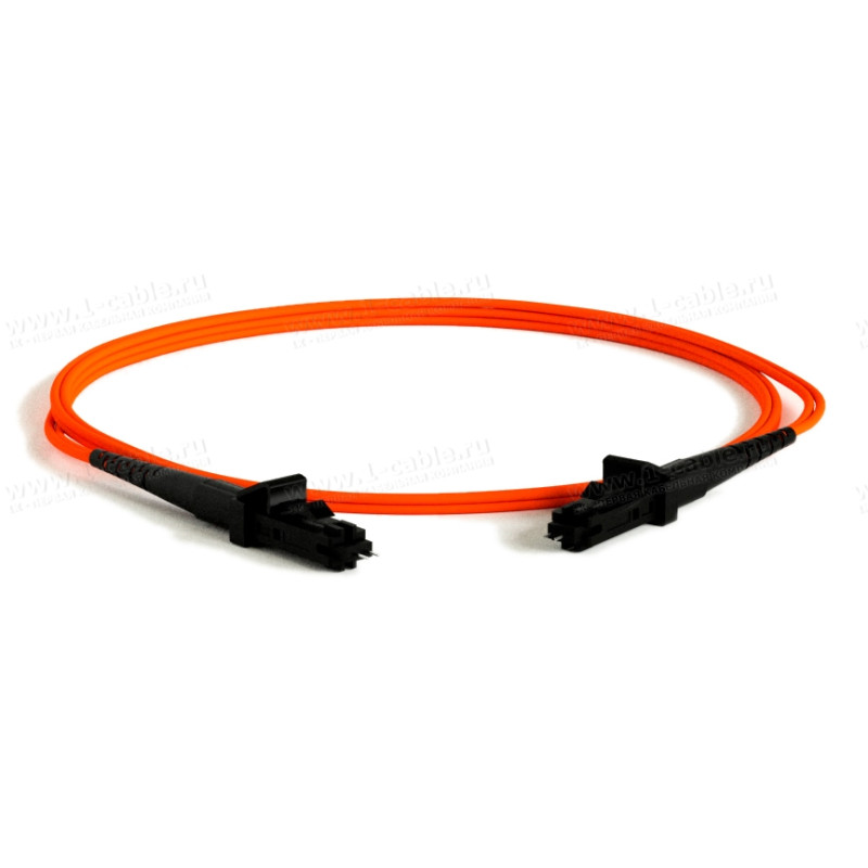 1T-FM1-2x62.5/125-MTRJ>MTRJ-01 Кабель комутаційний, оптичний, MTRJ штекер > MTRJ штекер, багатомодове волокно, дуплекс