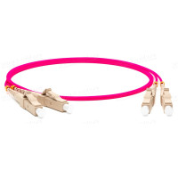 1T-FM4-2x50/125-LC>LC-001 Кабель коммутационный, оптический, LC штекер > LC штекер, многомодовое волокно, дуплекс