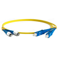 1T-FS2-2x9/125-FC>SC-001 Кабель комутаційний, оптичний, FC штекер > SC штекер, одномодове волокно, дуплекс