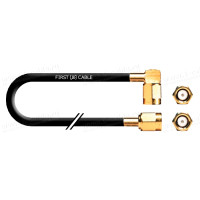 1T-VXL41-05 Кабель коаксіальний перехідний 50 Ом, на основі LMR-195, SMA штекер кутовий > R-SMA штекер