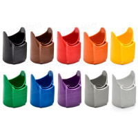 AX-MARK7 - Маркувальна кольорова втулка для роз'ємів серії AX MARK, фіолетовий пластик