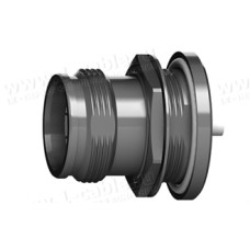 J01441A0012 - Разъем 4.3-10 панельный, гнездо, ц.контакт- пайка, 50 Ом, посадка Z150