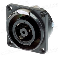 NLT8FP-BAG - Панельний роз'єм speakON гніздо, квадратний фланець, серія STX, IP50