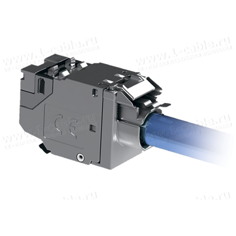 J00029A8000 - Роз'єм RJ45, гніздо, панельна вставка, серії AMJ Cat.8.1, екранований