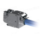 J00029A8000 - Роз'єм RJ45, гніздо, панельна вставка, серії AMJ Cat.8.1, екранований