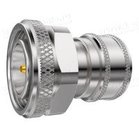 J01443A0000 - Перехідник 4.3-10 штекер <> 2.2-5 штекер, різьбовий тип фіксації > різьбовий тип фіксації