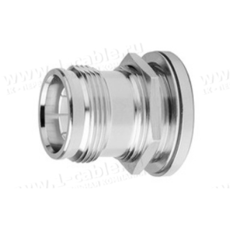 J01441A0031 - Разъем 4.3-10 панельный, гнездо, ц.контакт- резьбовое соединение М3, 50 Ом