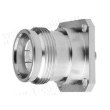 J01441A0034 - Роз'єм 4.3-10 панельний, гніздо, ц.контакт-пайка, 50 Ом, посадка Z151