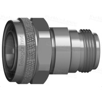 J01027A0025 - Перехідник N гніздо <> 4.3-10 штекер, різьбовий ручний тип фіксації