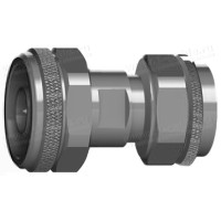 J01027A0038 - Кабельный переходной адаптер 50 Ом · N штекер > 4.3-10 штекер, IP68, латунь /покрытие белая бронза