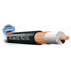 RG213-HB-E - Кабель высокочастотный RG213/U (50 Ом) 10.3 мм, 2.25/7.2 (7x0.75 мм) AWG13