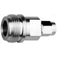 J01027R0000 Адаптер N гніздо <> R-SMA штекер, корпус - метал, макс. частота 11 ГГц