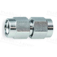 J01154A0086 - Перехідник SMA штекер - штекер, покриття-золото, втрати на відображення 2 ГГц/33 дБ