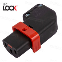 PA130100RBK - Гнездо с фиксацией соединения, кабельное угловое (вправо/влево), 3 контакта