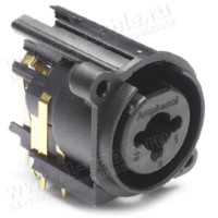 ACJC10AV2L BULK - Комбінований панельний роз'єм XLR3 + Phono Jack 1/4" стерео, з нормалізацією