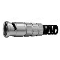 J01000A0076 - Роз'єм BNC кабельний, штекер, обжим, серія BNC HeavyDuty 50 Ом, G1 (RG-58С/U)